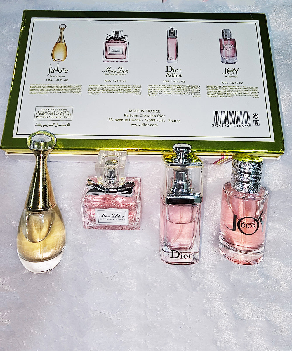 Dior Gift Set Pack of 4 for womens Scent Villa