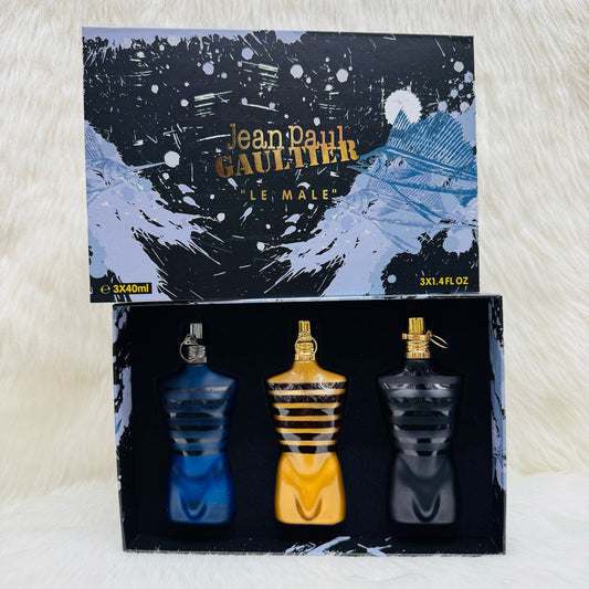 Jpg Le Male Gift Set (Pack Of 3) For Mens