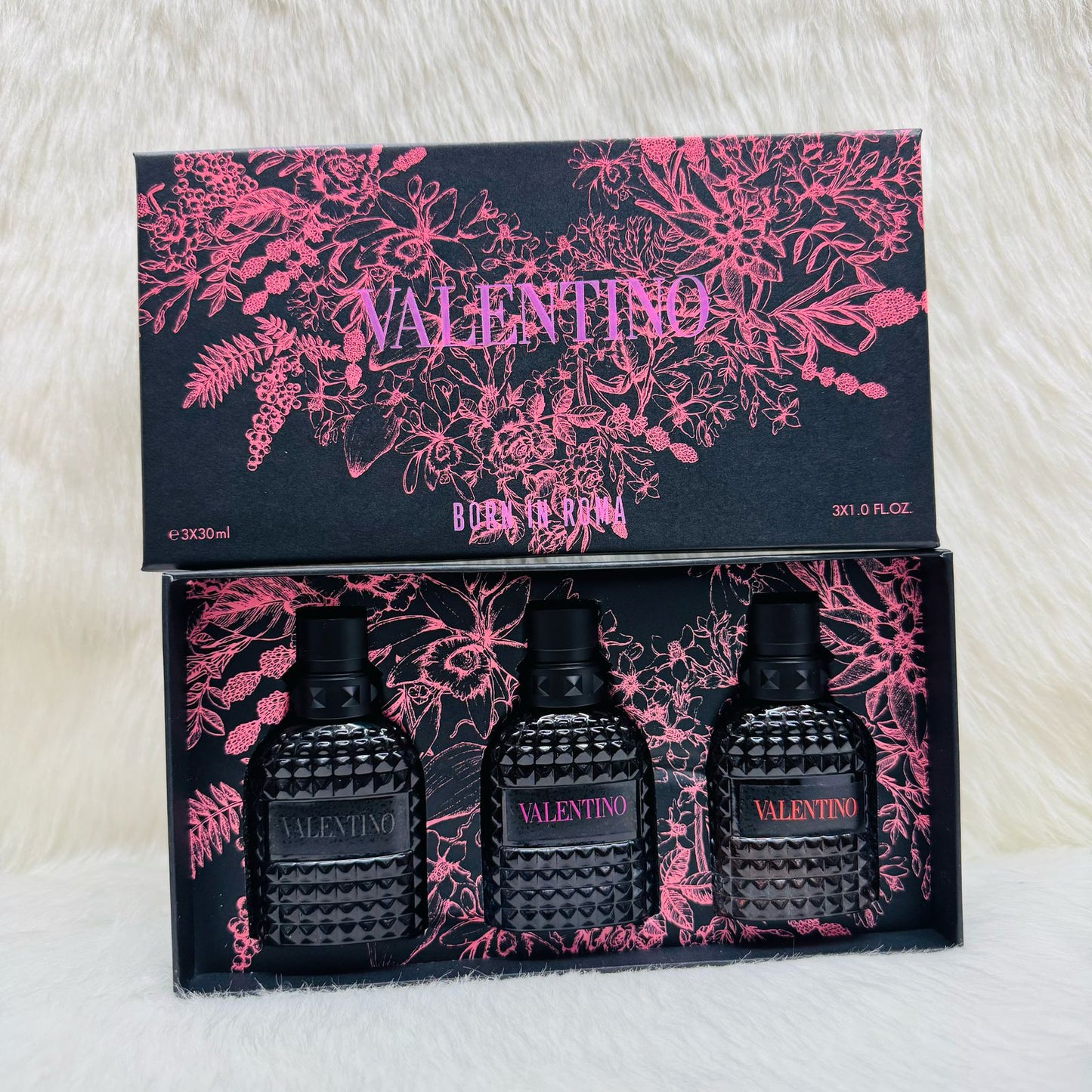 Valentino Born In Rome Gift Set (Pack Of 3) Unisex