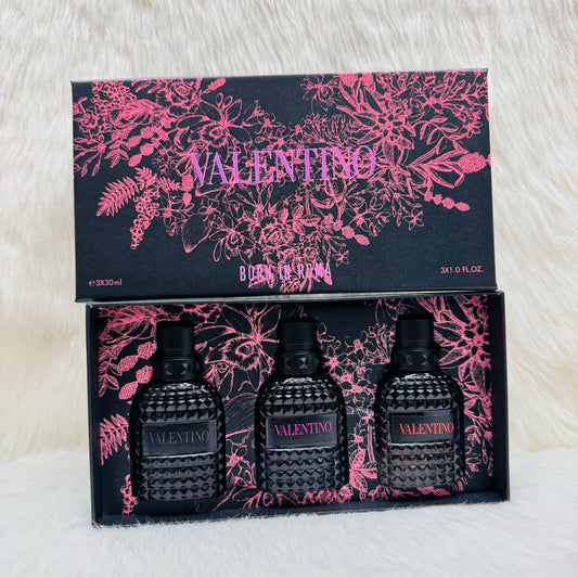 Valentino Born In Rome Gift Set (Pack Of 3) Unisex