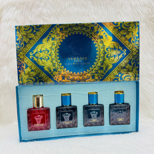 Versace Gift Set (Pack Of 4) For Mens